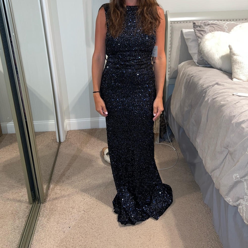 Mac Duggal sequin gown